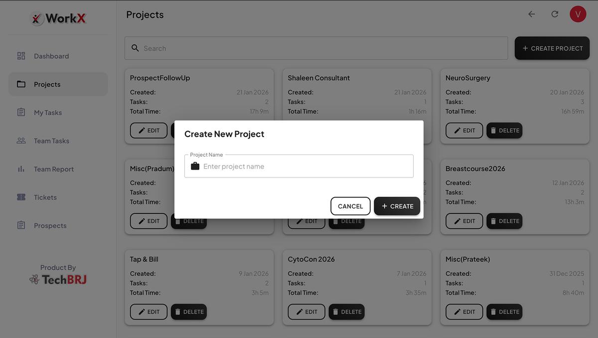 Create projects